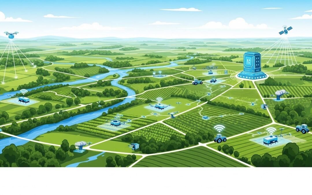 Farms as Intelligent Ecosystems: Robots, AI, and Regenerative Networks