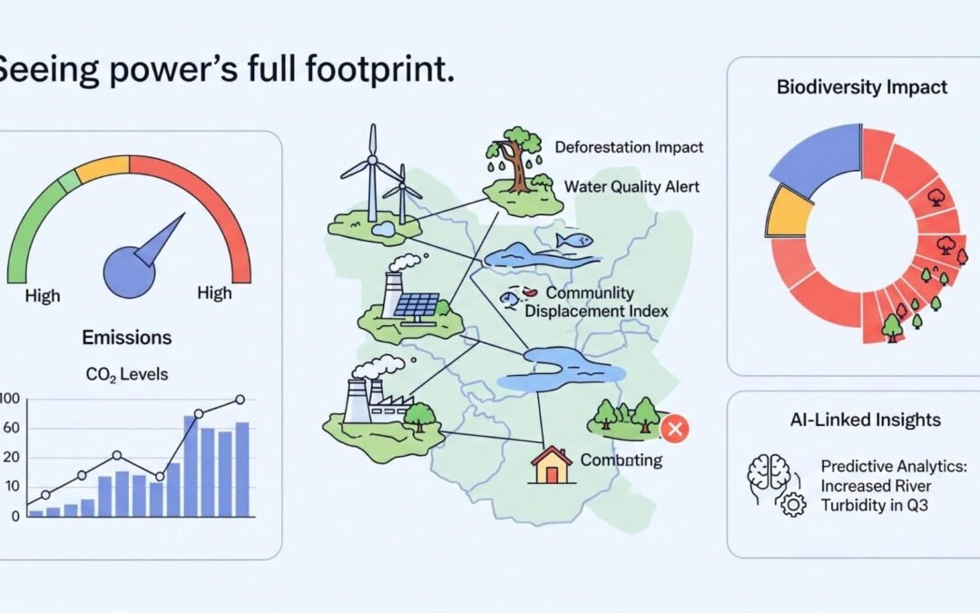 Mapping What Matters: AI for Environmental Accountability in Energy